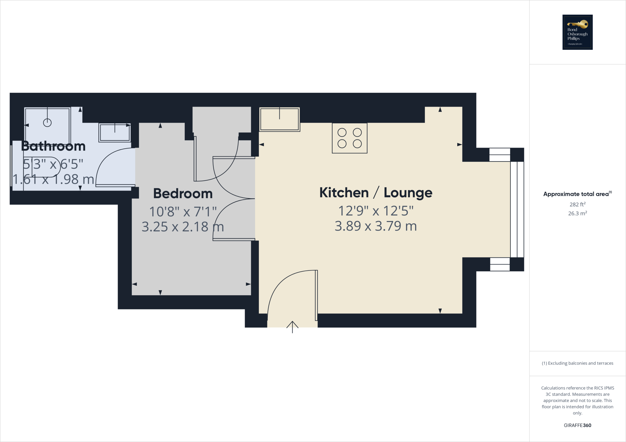 Flat 1, Fernleigh Road, Wadebridge floorplan