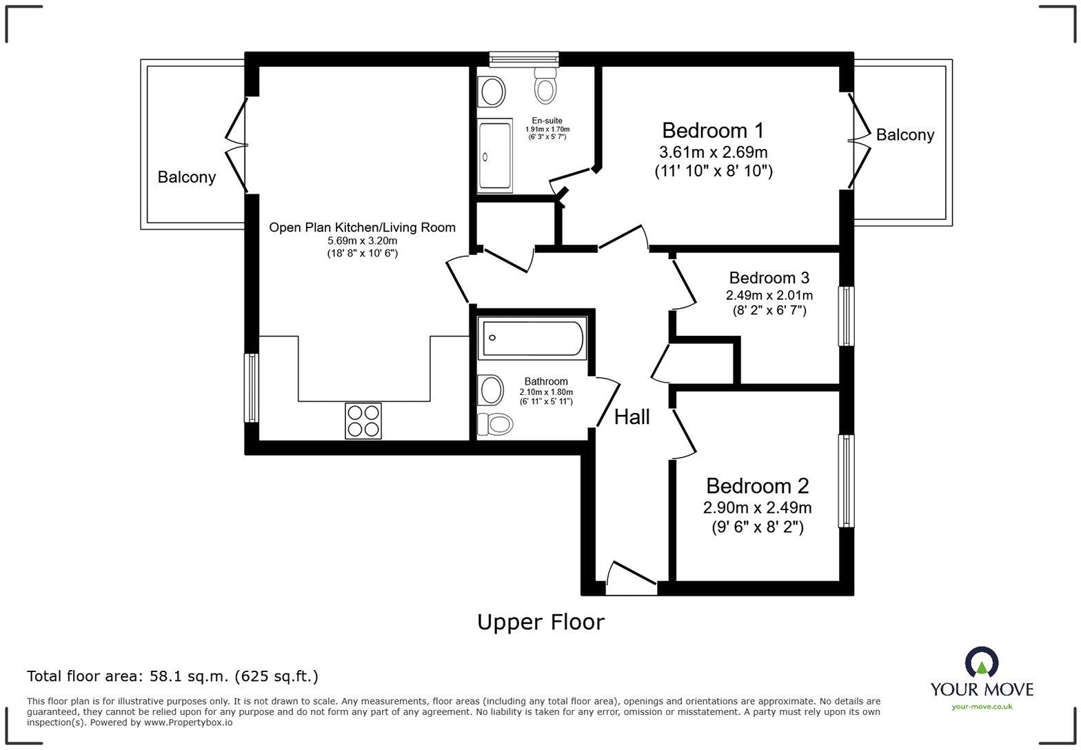 Brunell Close, Maidstone, Kent, ME16 floorplan
