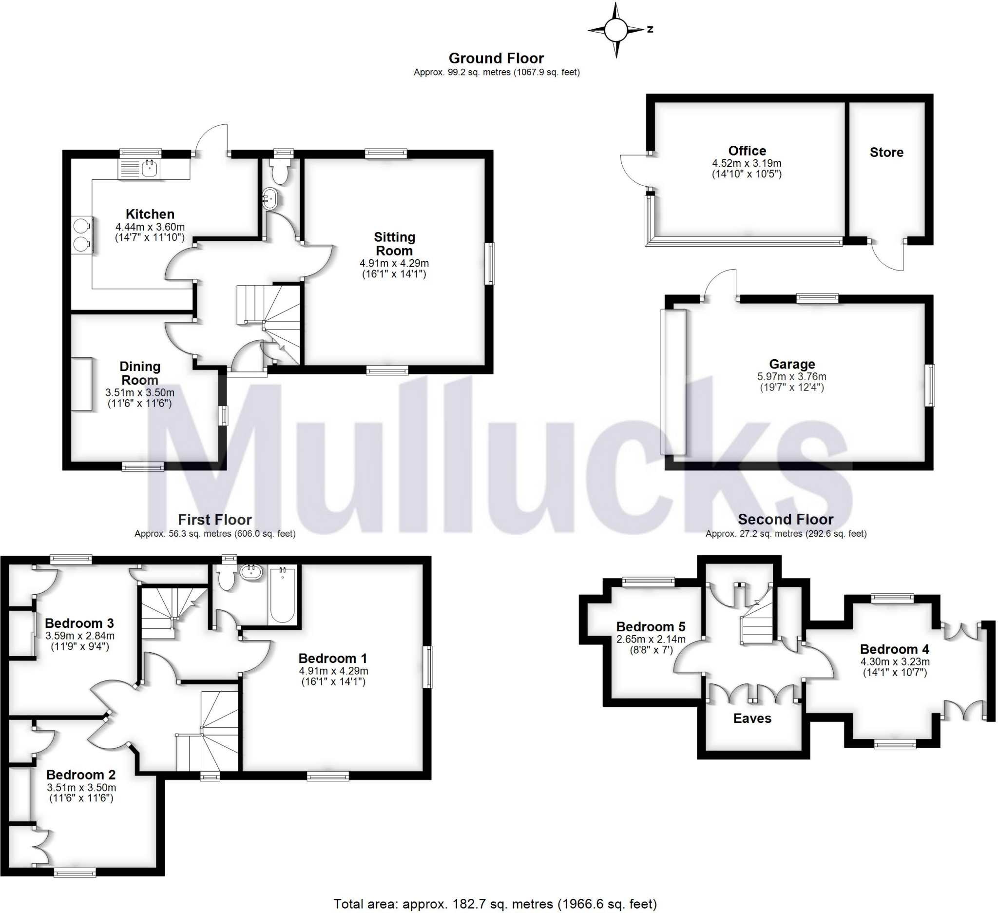 Much Hadham, Hertfordshire, SG10 floorplan