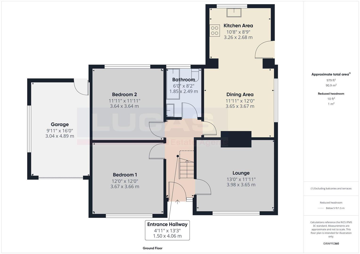 Llwyn Aled,Dwyran floorplan