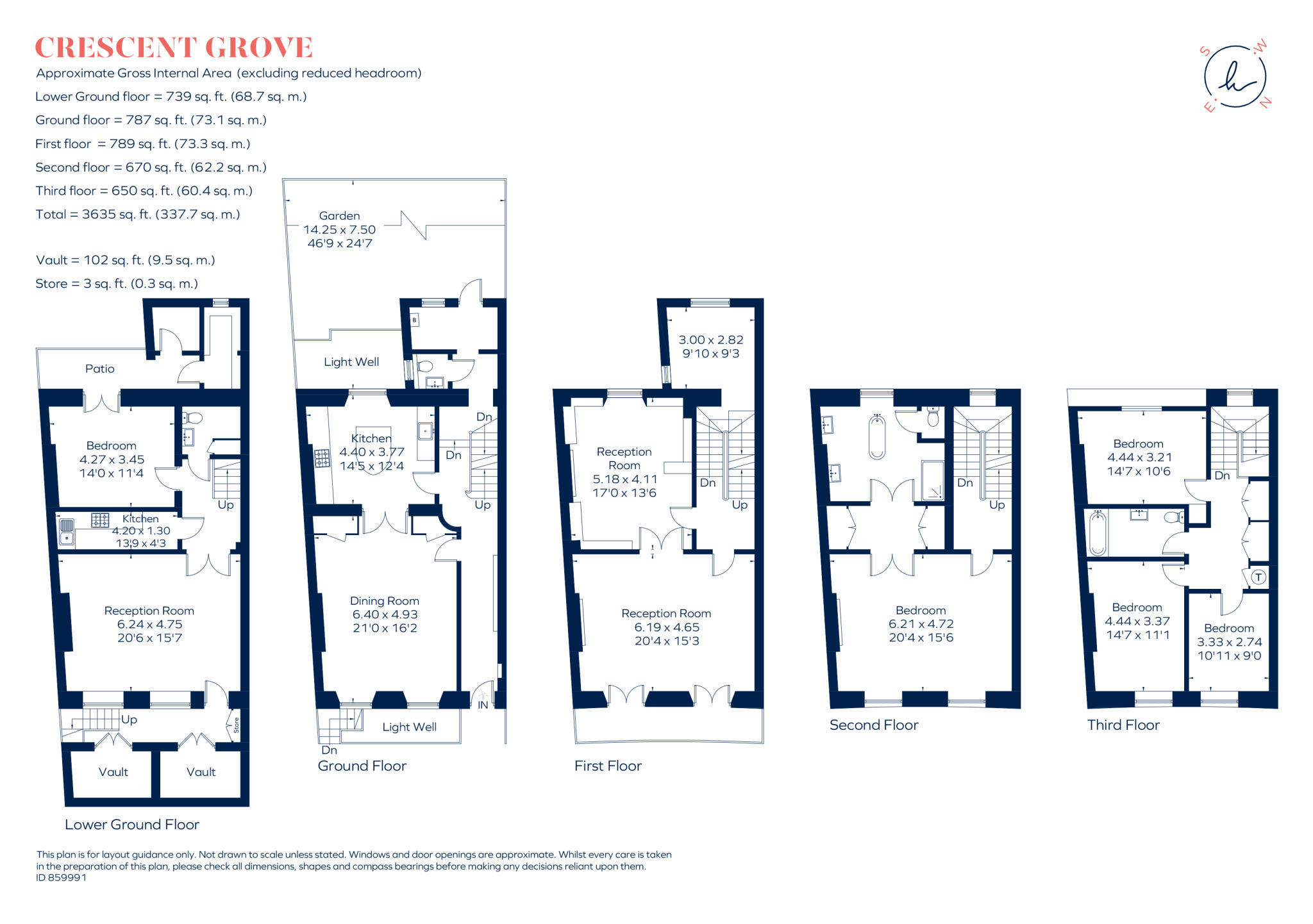 Crescent Grove, SW4 floorplan