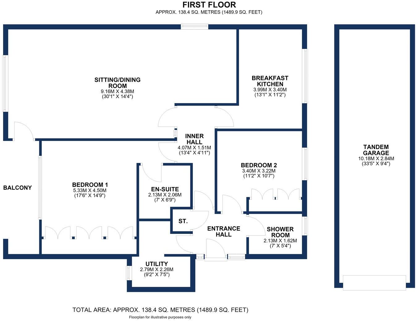 Bradgate Road, Altrincham floorplan