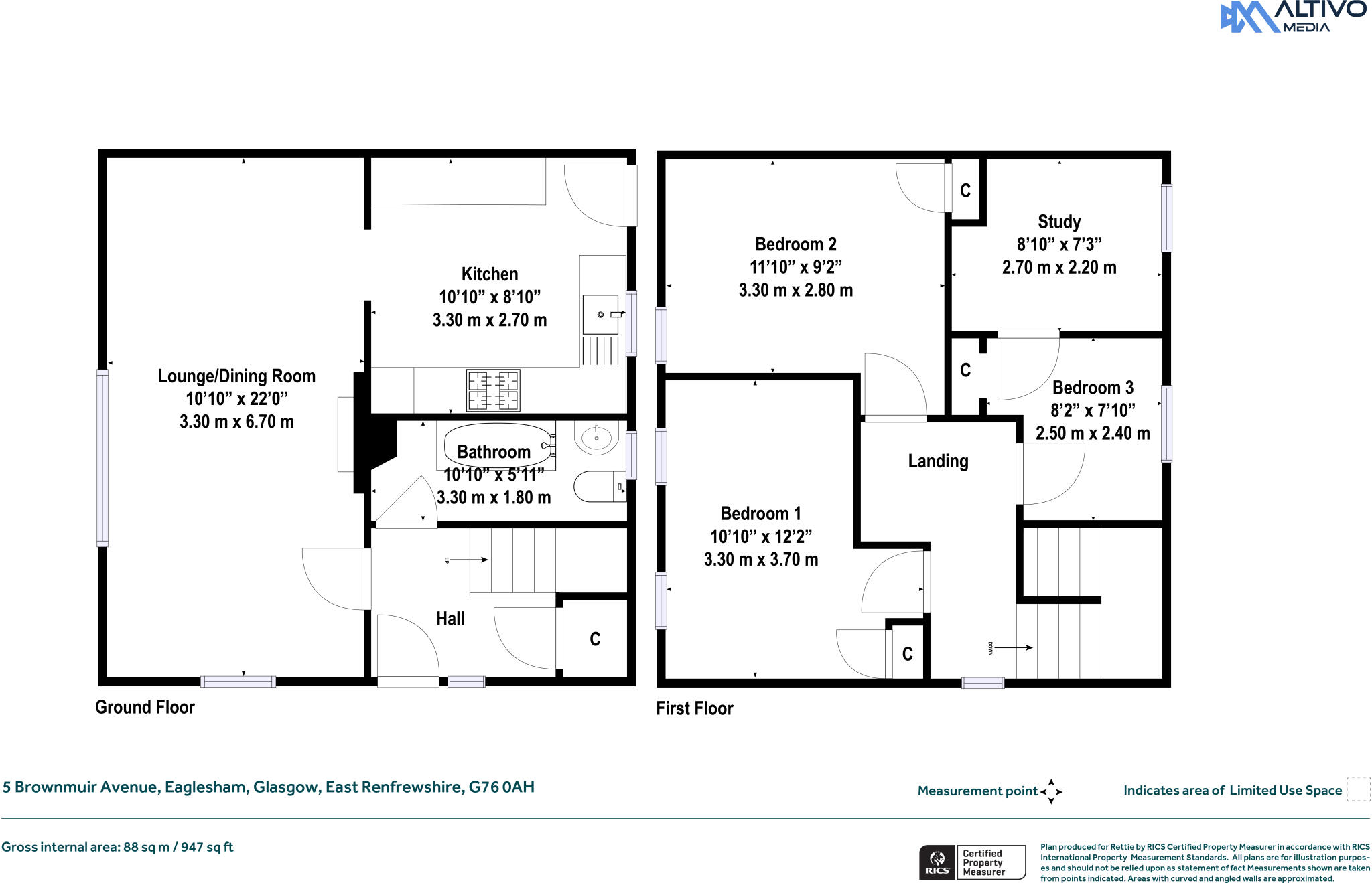 Brownmuir Avenue, Eaglesham, Glasgow, East Renfrewshire floorplan