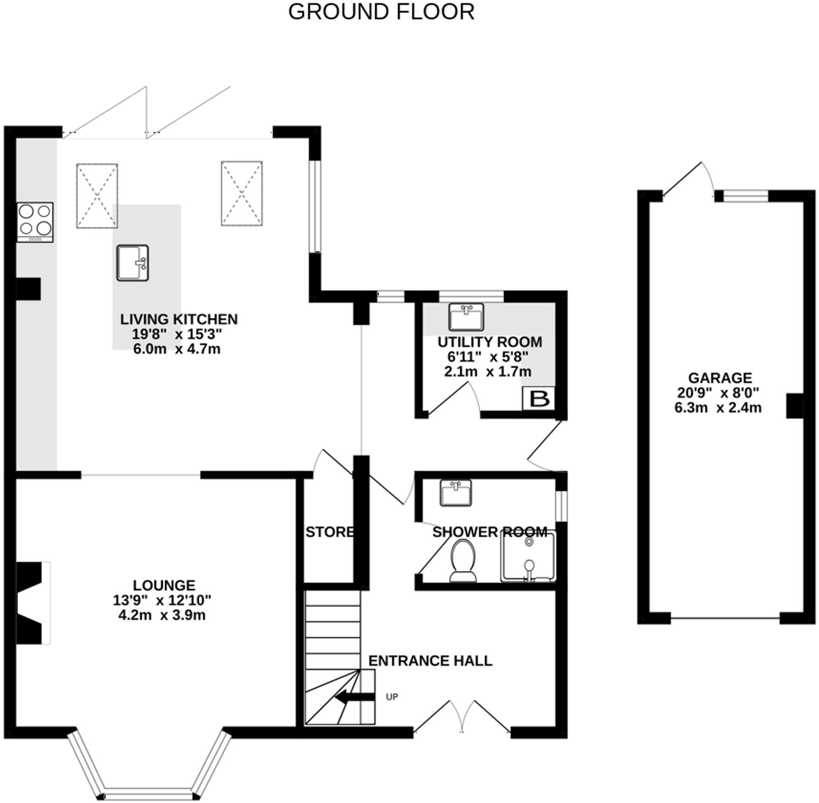 Meadow Road, Woodhouse Eaves, LE12 floorplan
