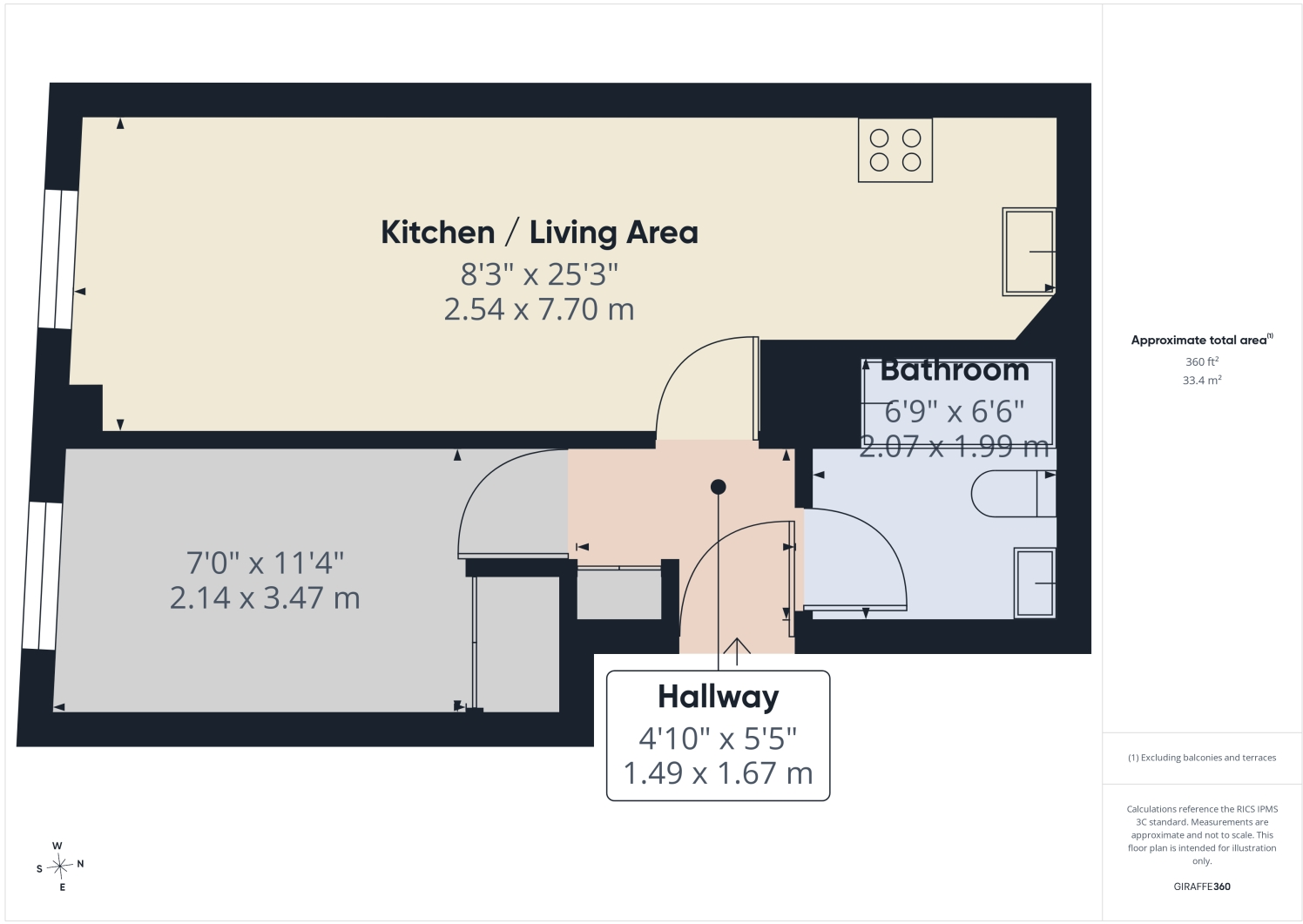 Flat 2 221 High Street, Cheltenham floorplan