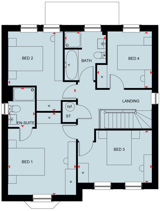 Abbey View Road, 
Whitby,
YO22 4FR floorplan