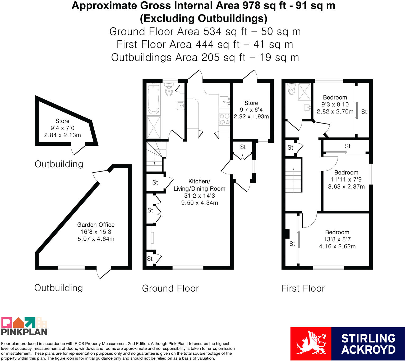 The Lane, Virginia Water, Surrey, GU25 floorplan