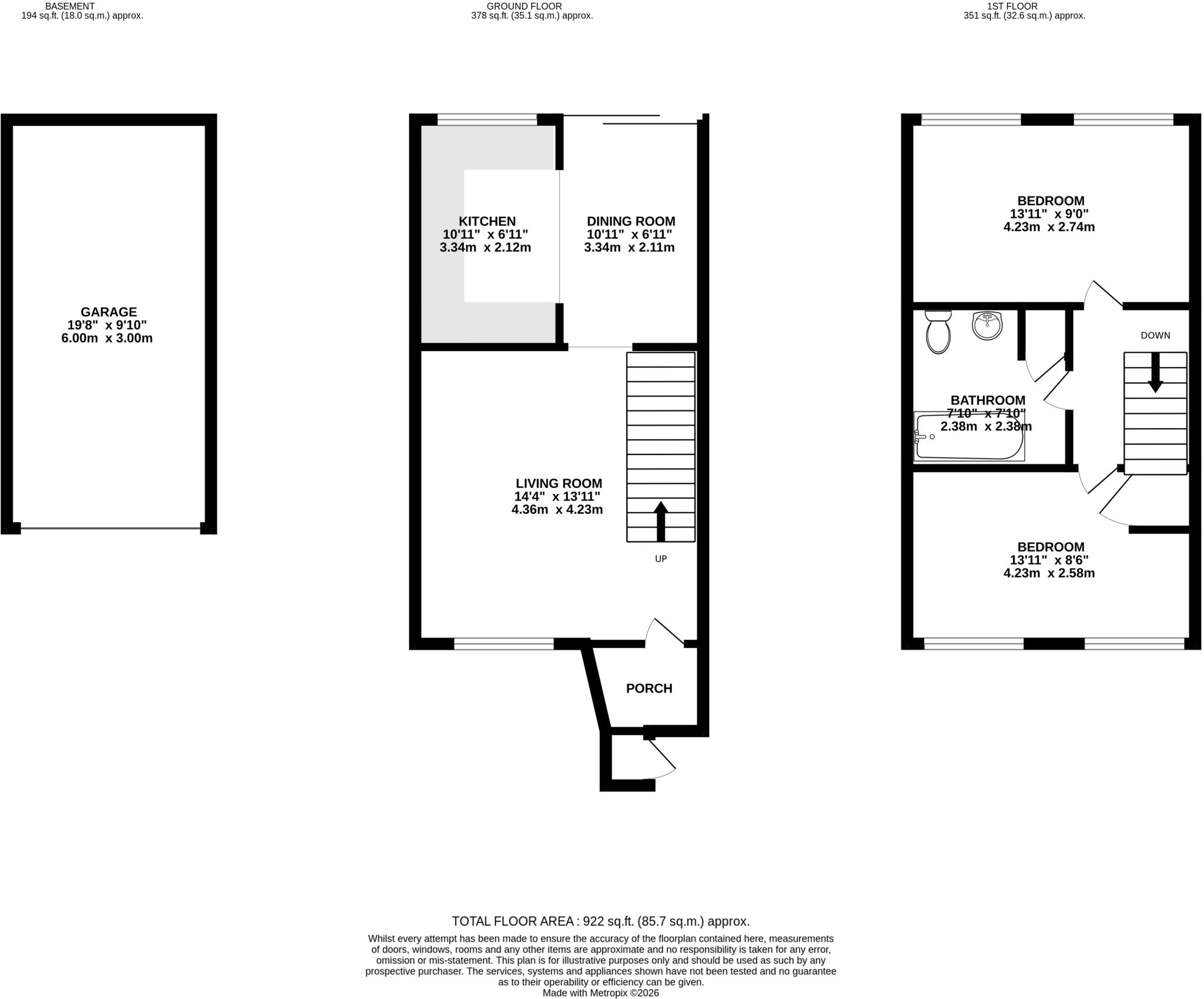 Birchside, Dunstable, Bedfordshire, LU6 floorplan