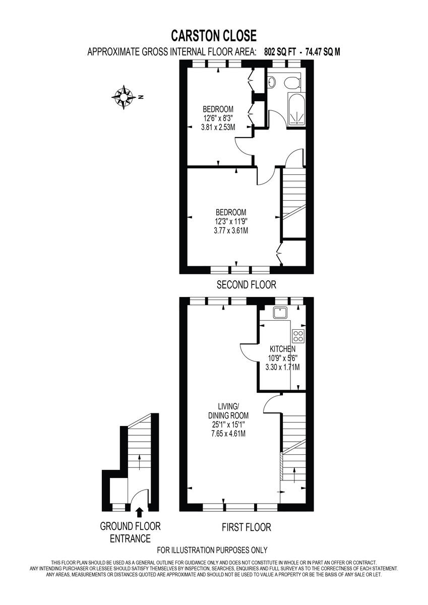 Carston Close, London SE12 floorplan