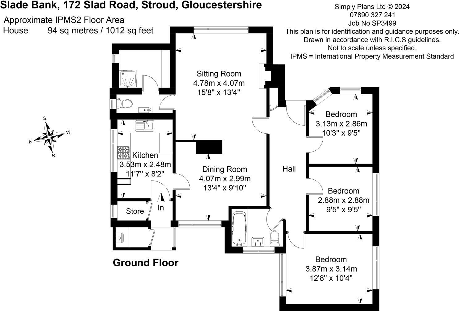 172 Slad Road, Stroud floorplan