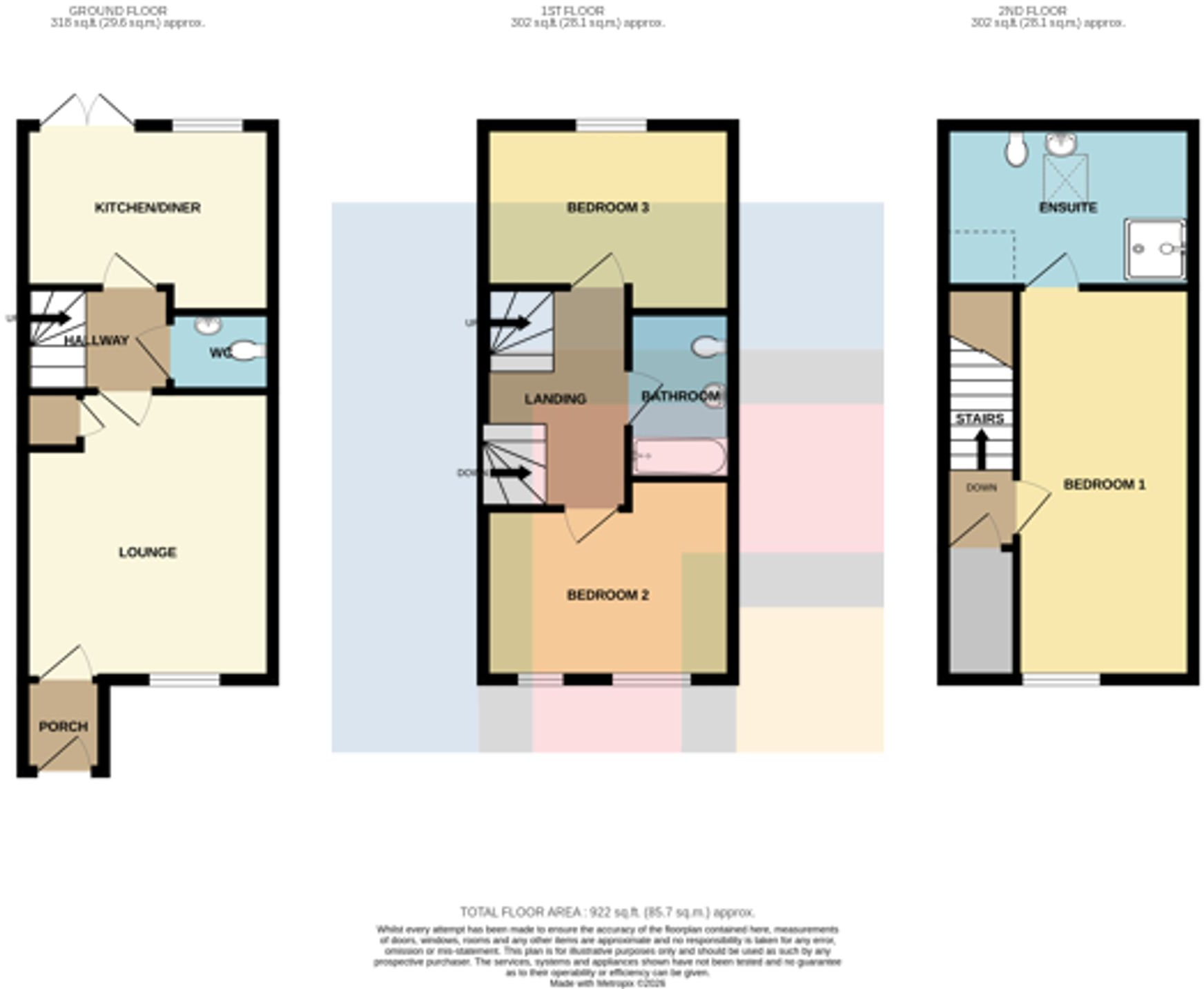 Gwern Gwynfael Capel Llanilltern Cardiff CF5 6GE floorplan