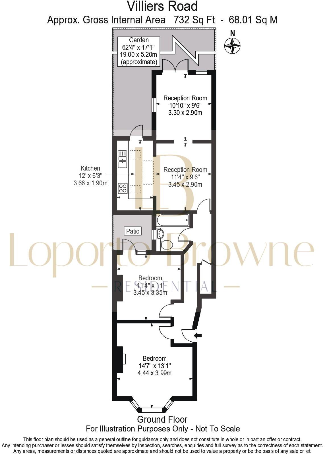 Villiers Road, NW2 floorplan