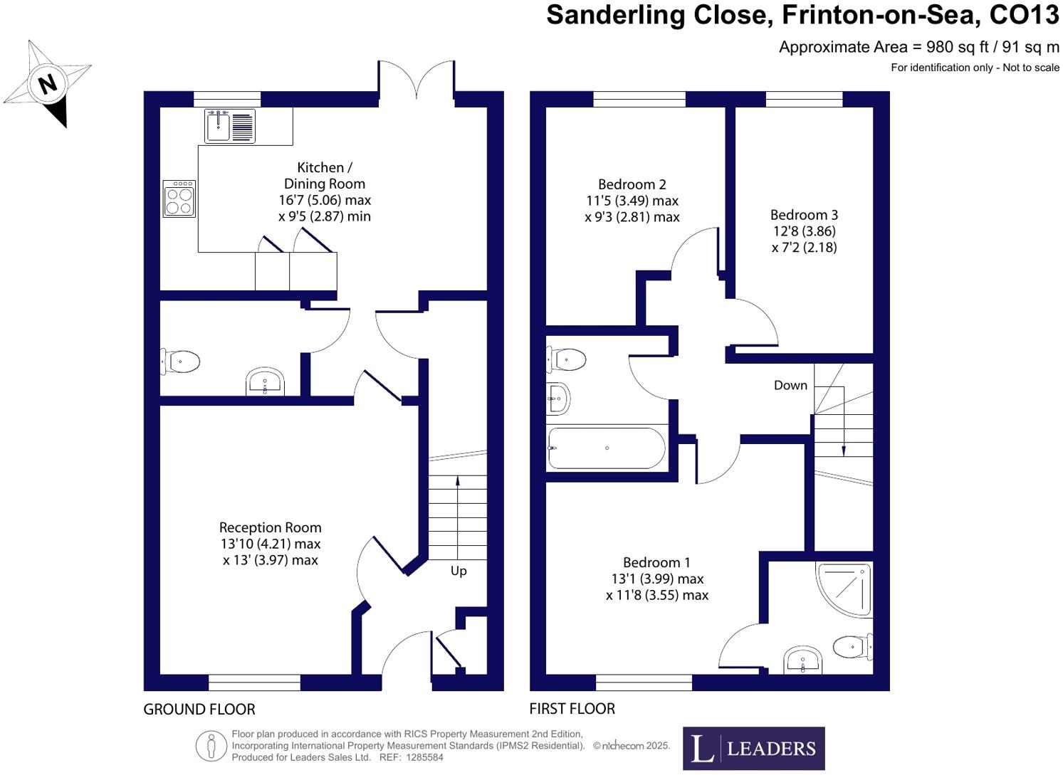 Sanderling Close, Kirby Cross, Frinton-on-Sea floorplan