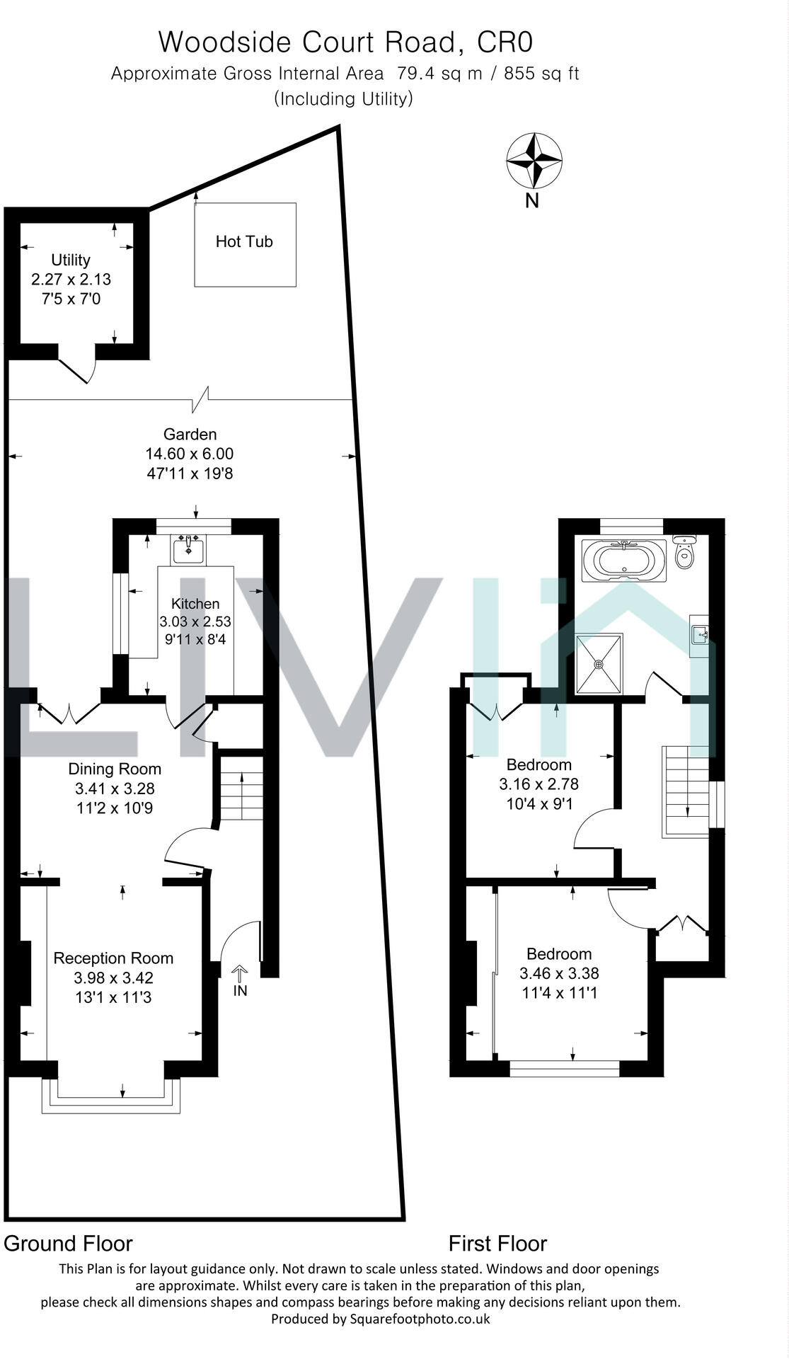 Woodside Court Road, Addiscombe floorplan