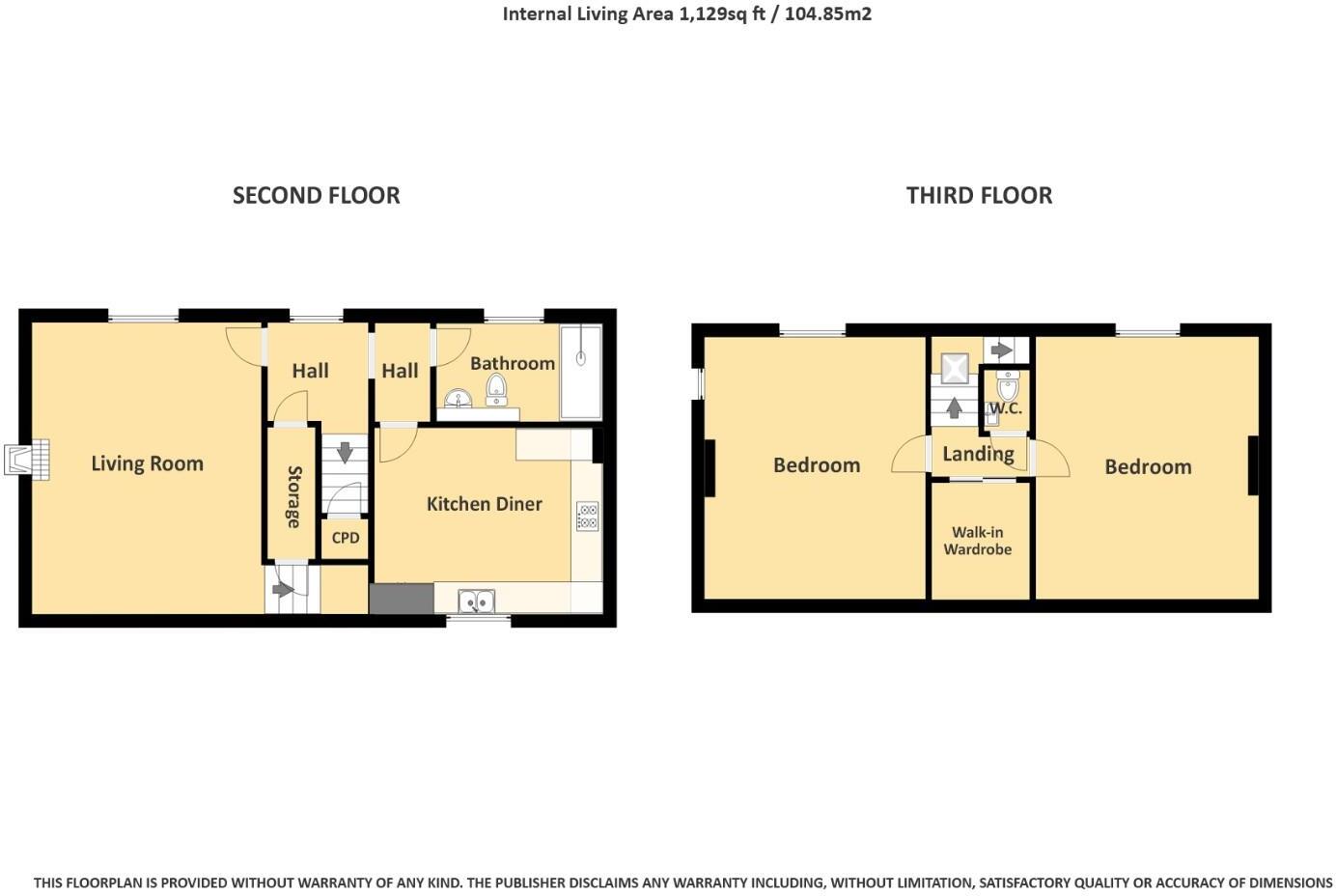 Russell Terrace, Leamington Spa floorplan