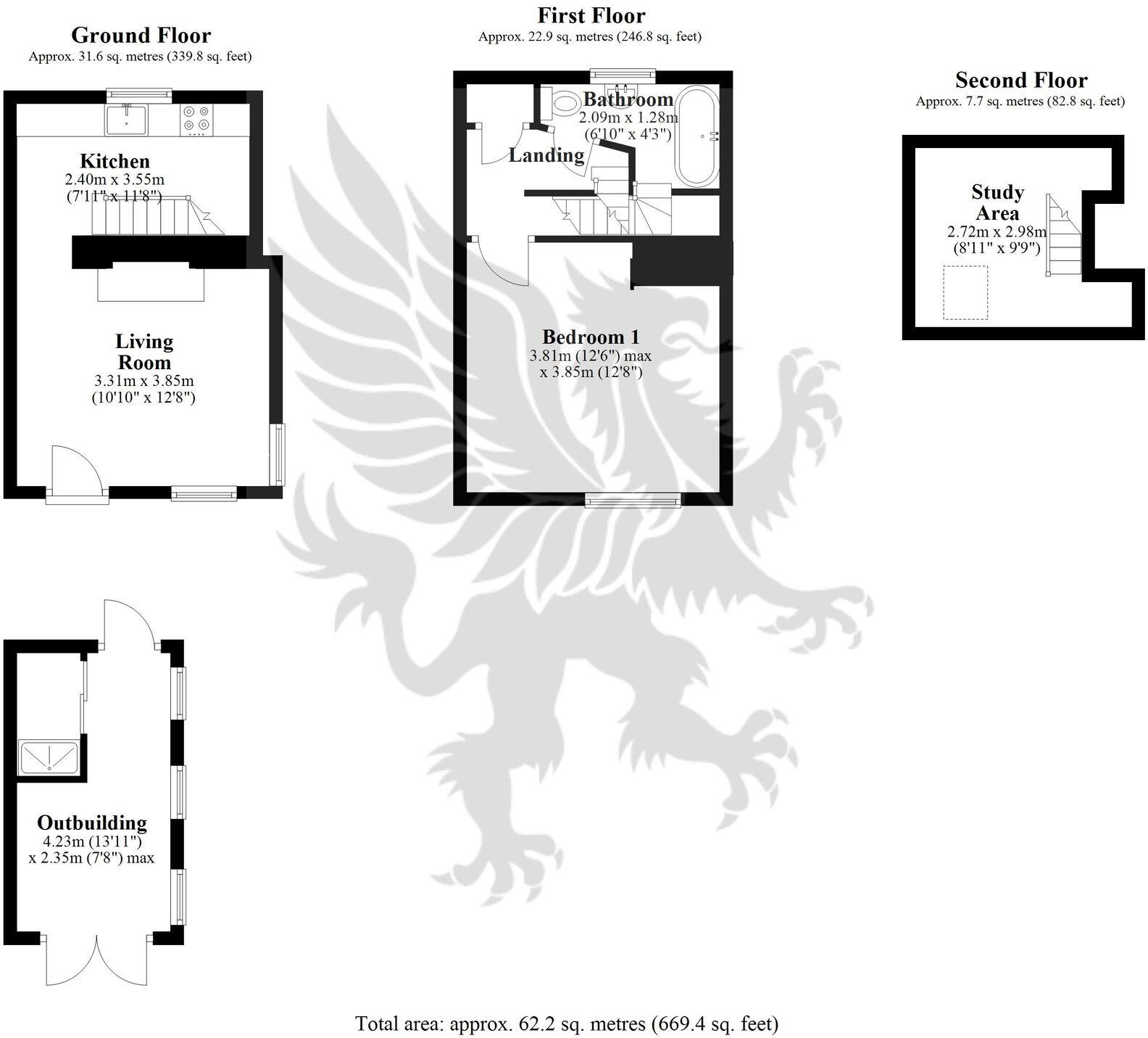 Burnivale, Malmesbury, SN16 floorplan