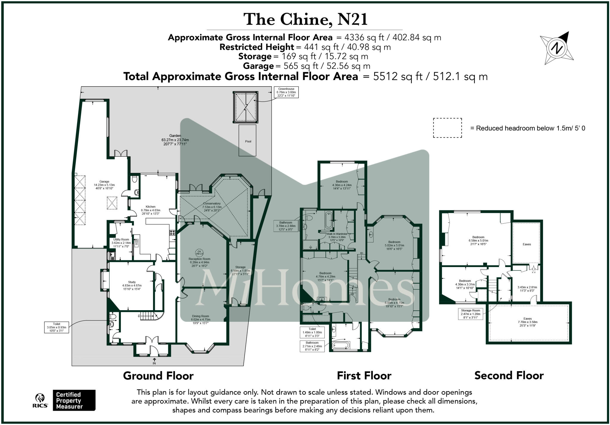 The Chine, Grange Park, N21 floorplan
