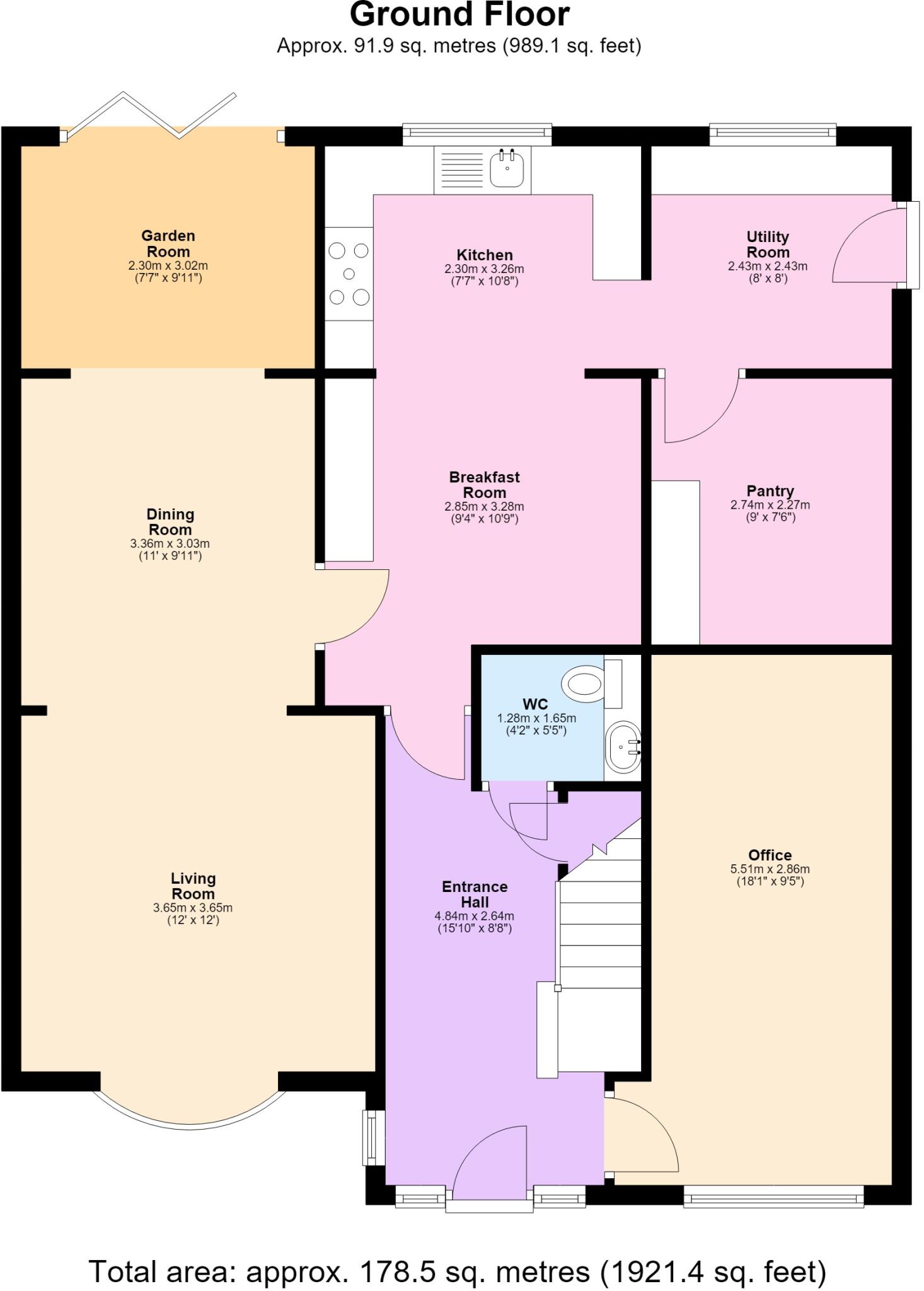 Bartel Close, Leverstock Green, Hemel Hempstead, Hertfordshire, HP3 floorplan