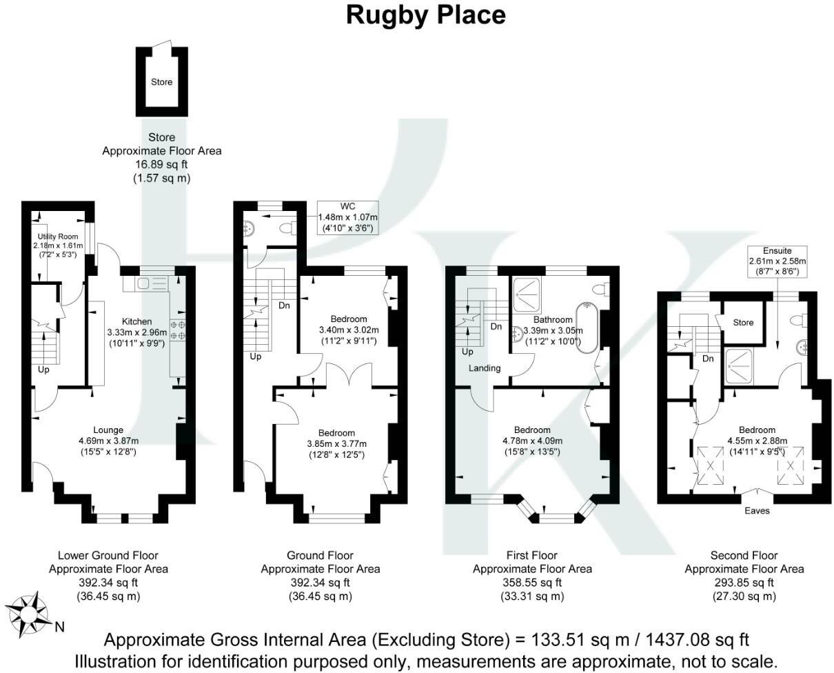 Rugby Place, Brighton floorplan