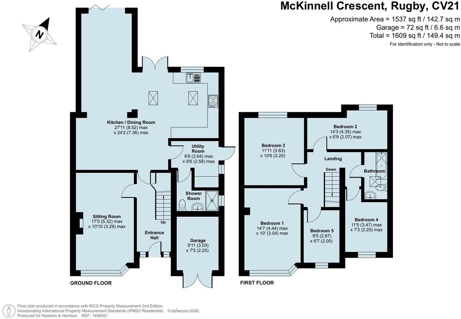 Mckinnell Crescent, Rugby, CV21 floorplan