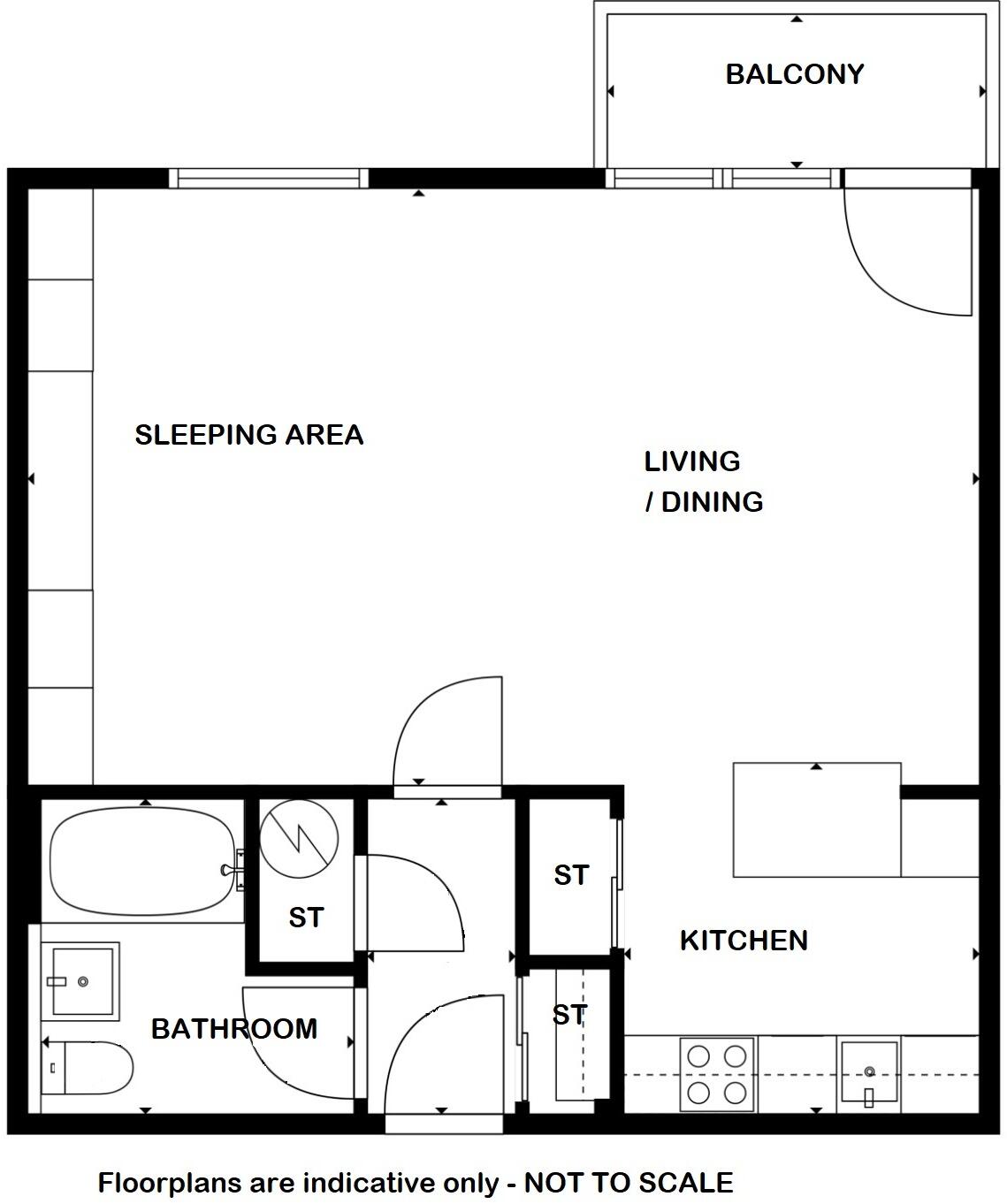 Rose Street, Glasgow floorplan