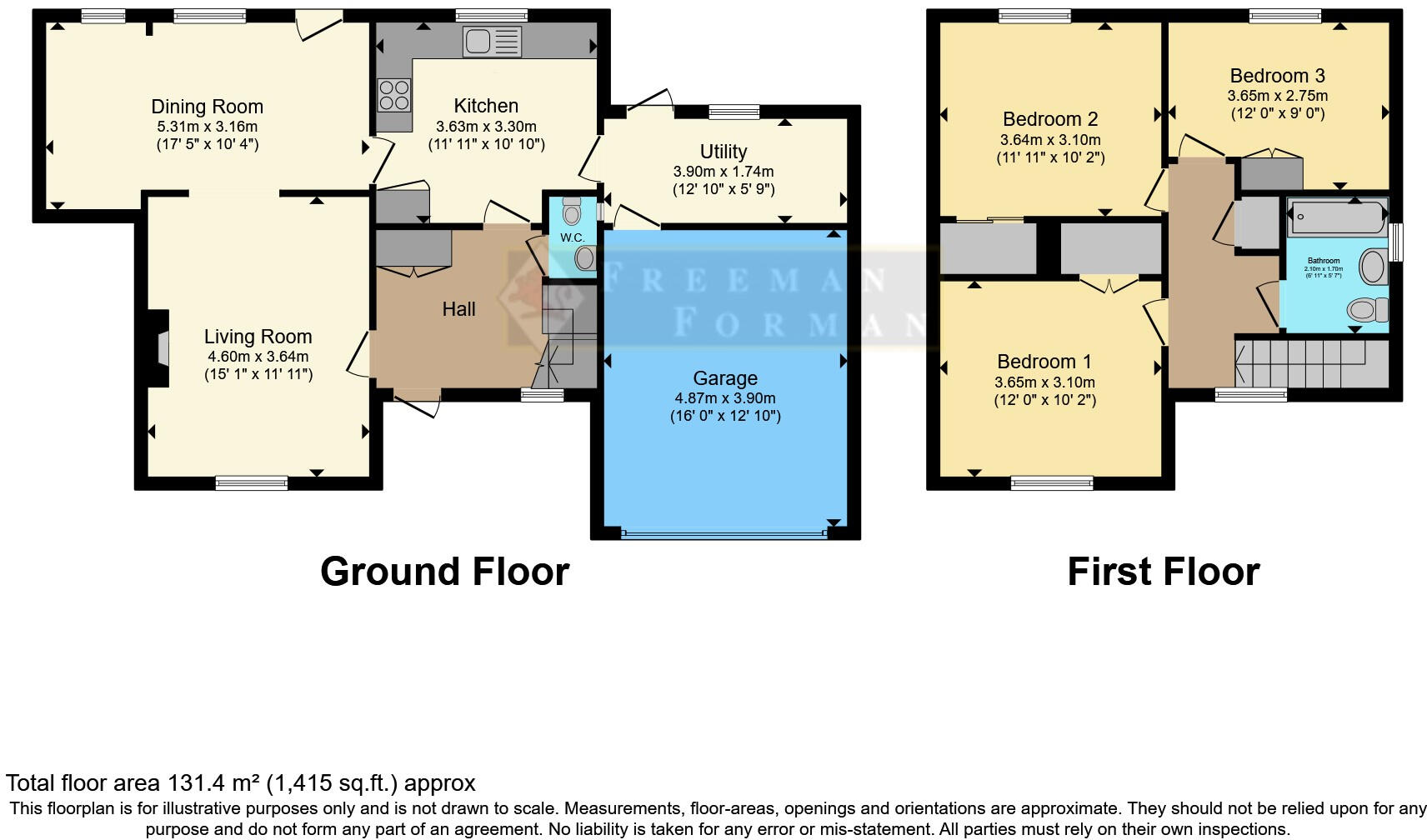 Higham Lane, Tonbridge, Kent, TN10 floorplan