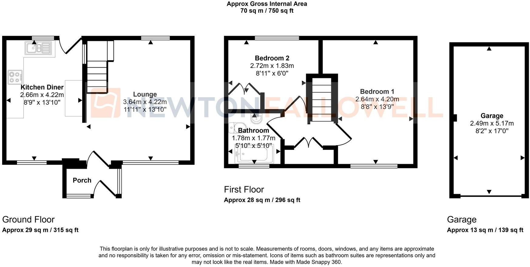Tollgate, Bretton, PE3 floorplan