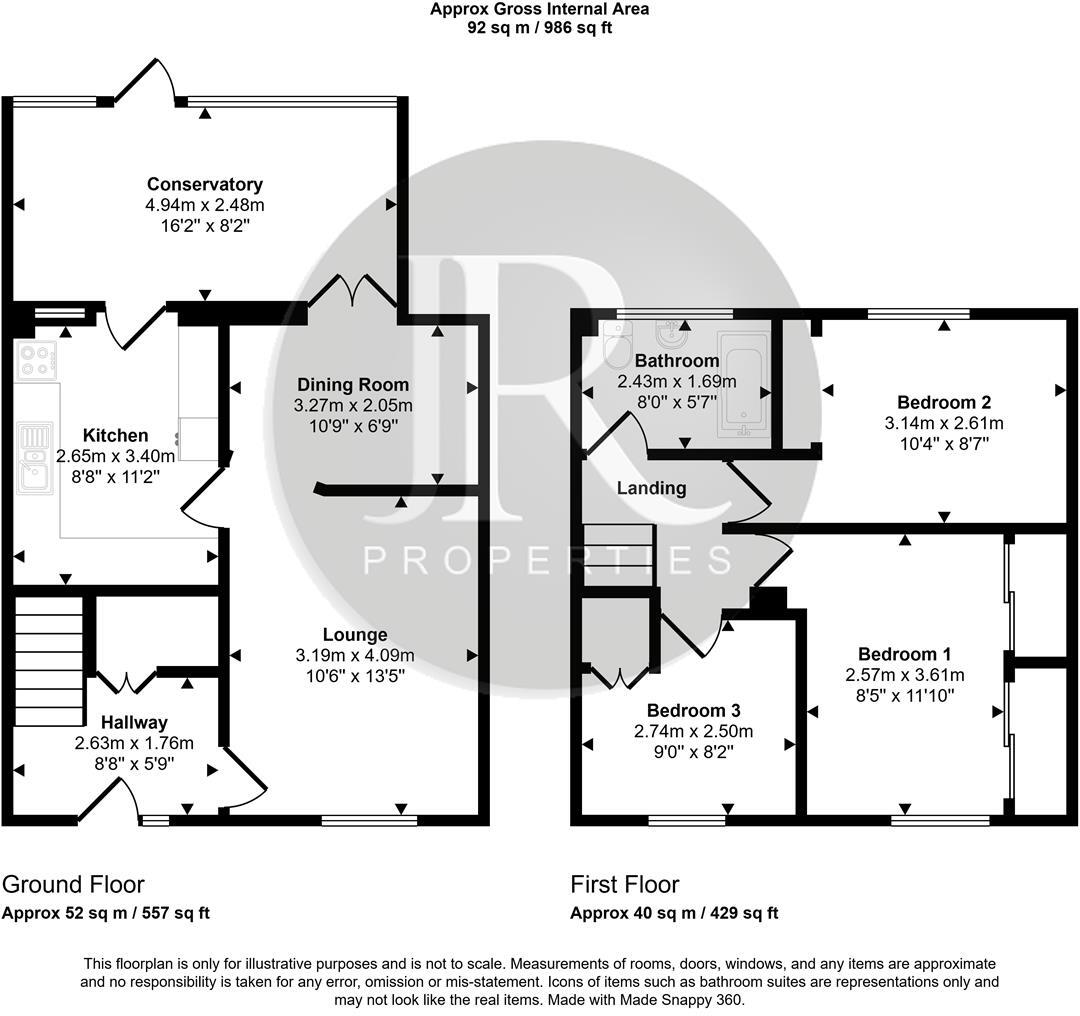 Netherstowe Lane, Lichfield floorplan