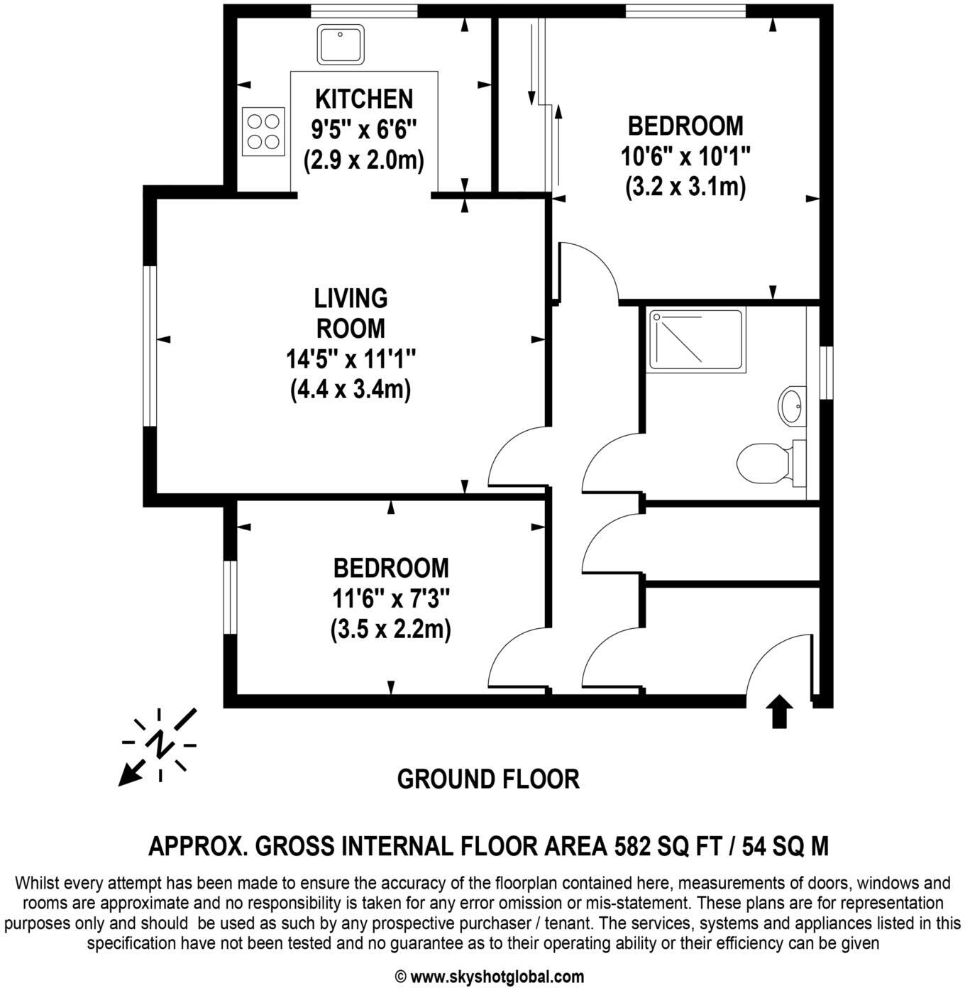 Pitson Close, Addlestone floorplan