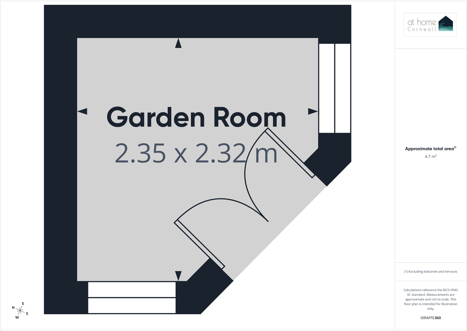 Park Road, Redruth, TR15 - Beautiful Two-Bedroom Bungalow with a Private Garden Oasis floorplan