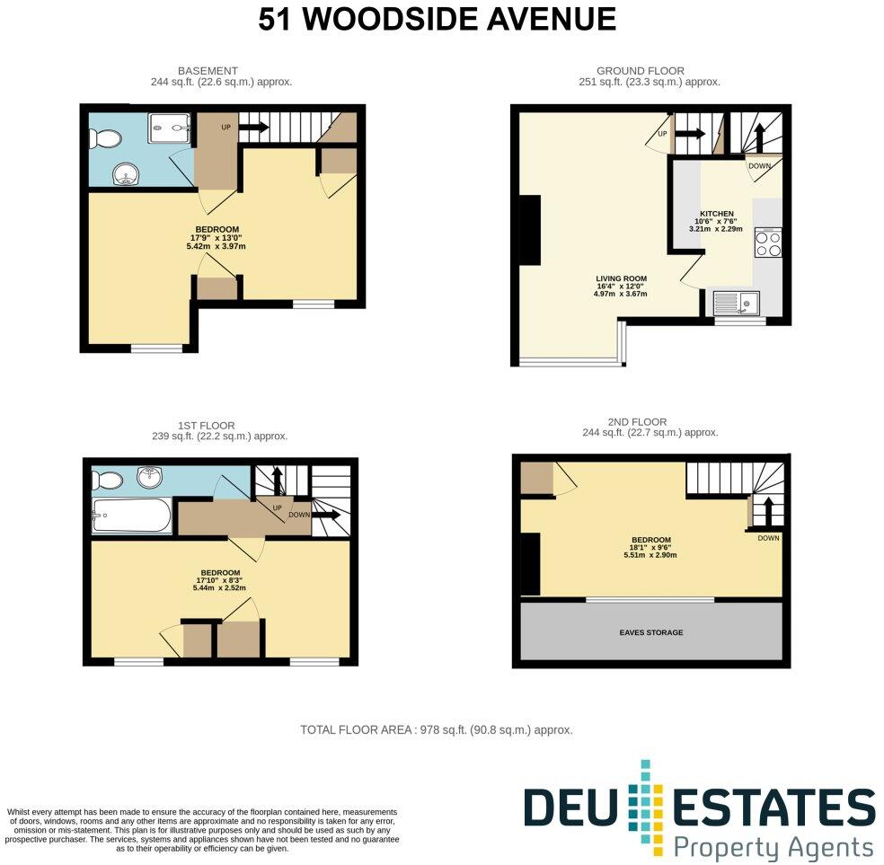 51 Woodside Avenue floorplan