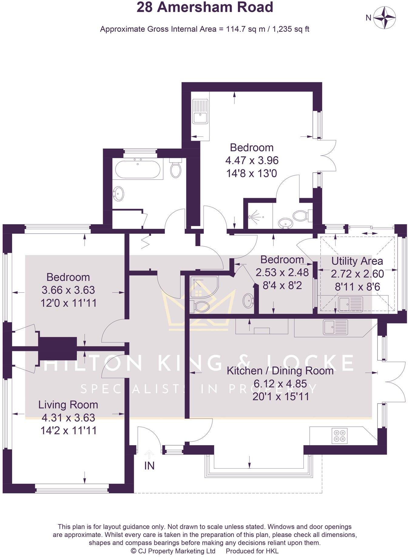  Amersham Road, GERRARDS CROSS, SL9 floorplan