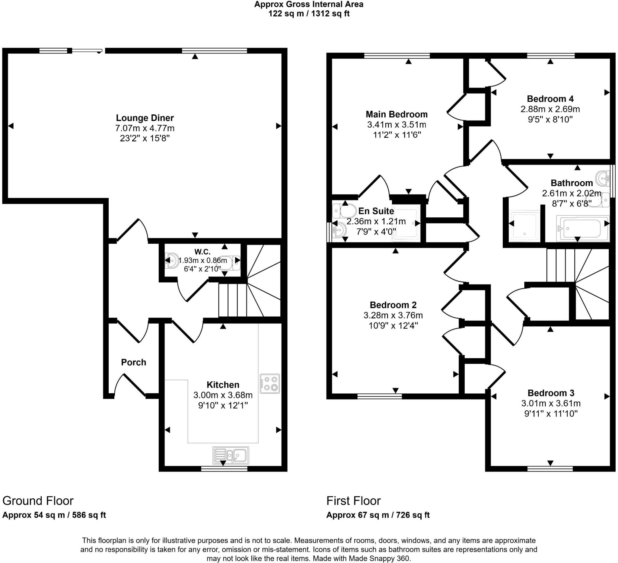 Goldstone, Tweedmouth, Berwick upon Tweed floorplan