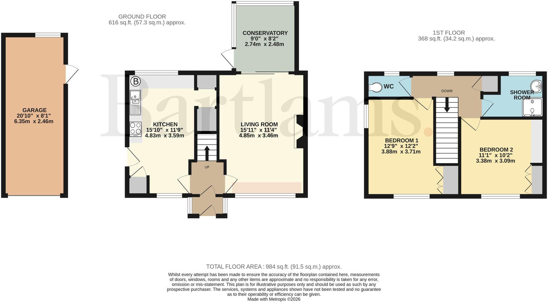 Van Diemans Road, Wombourne, WV5 floorplan