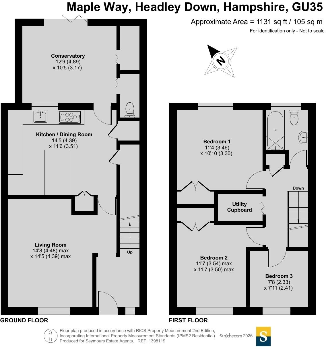 Maple Way, Headley Down, Hampshire, GU35 floorplan