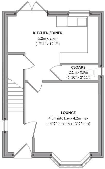 Hollybrook Park, Connah's Quay, CH5 floorplan