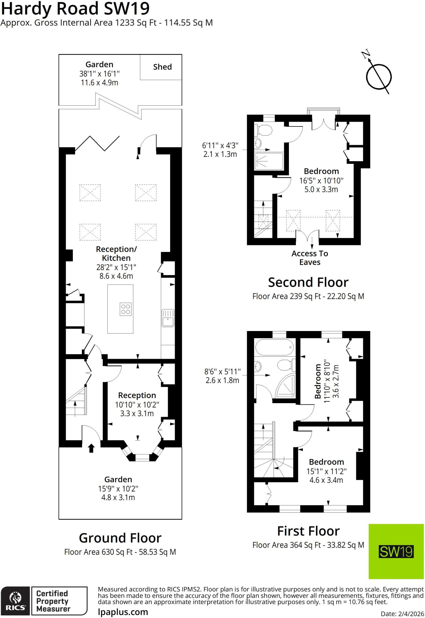 Hardy Road, London floorplan