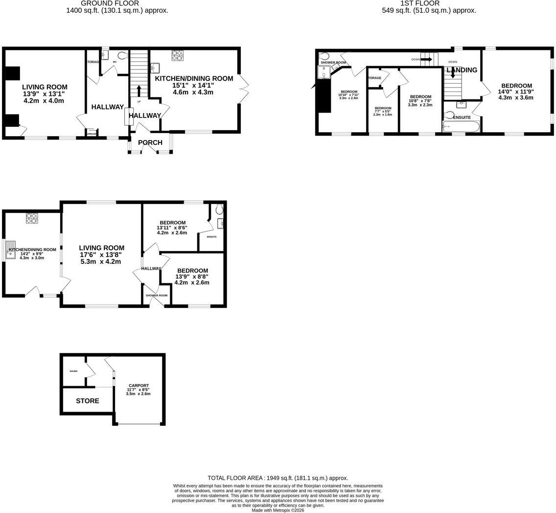 Willett, Lydeard St. Lawrence, Taunton floorplan