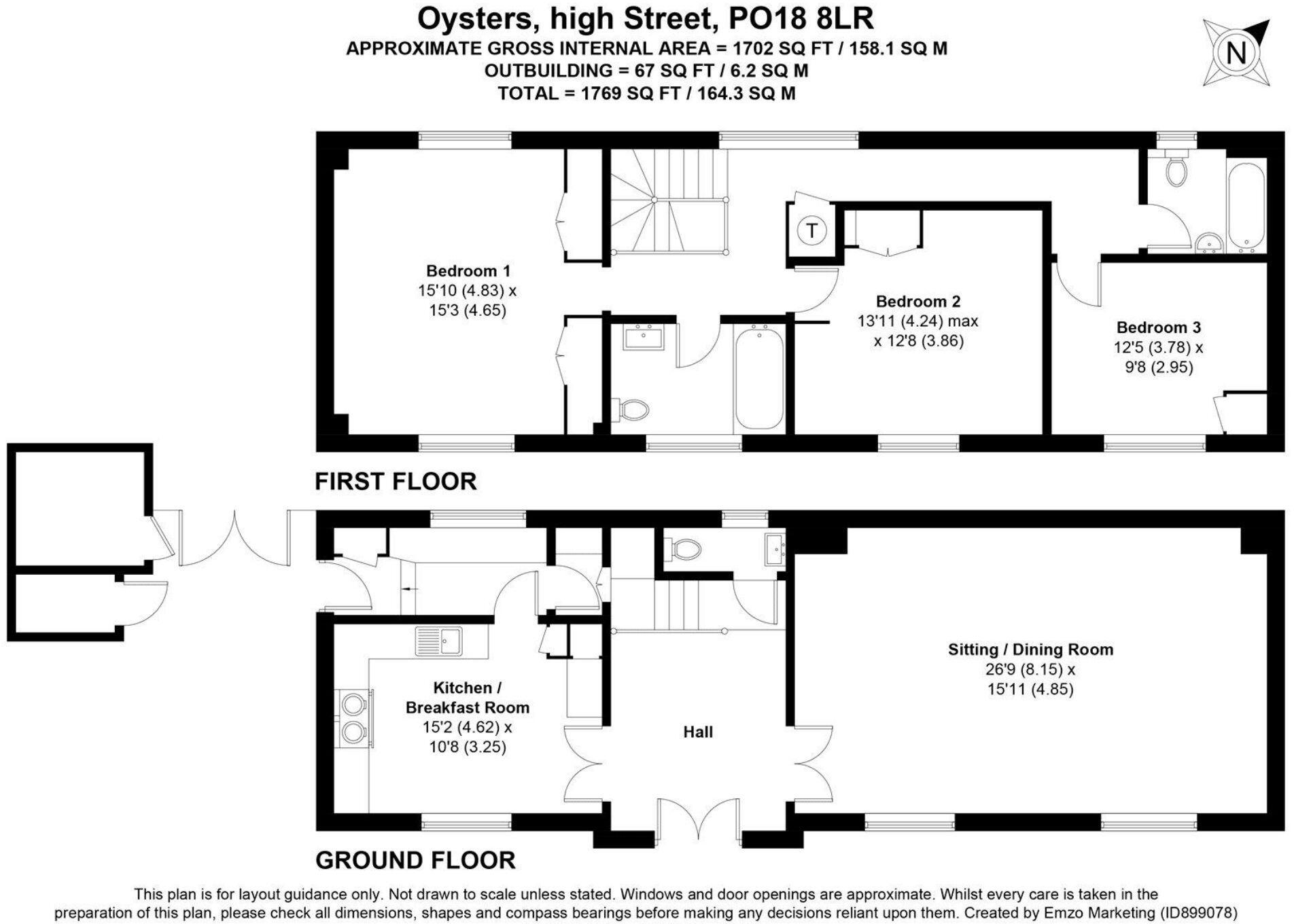 High Street, Bosham, PO18 floorplan
