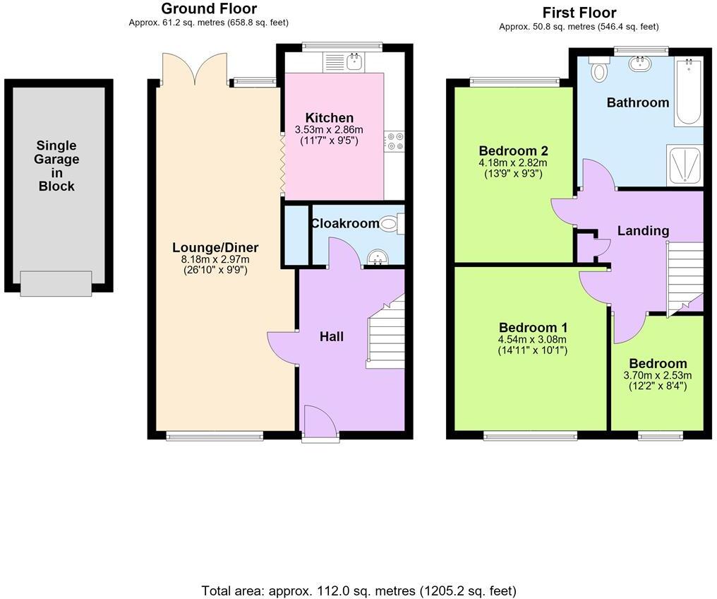 Longbridge Close, Tring floorplan