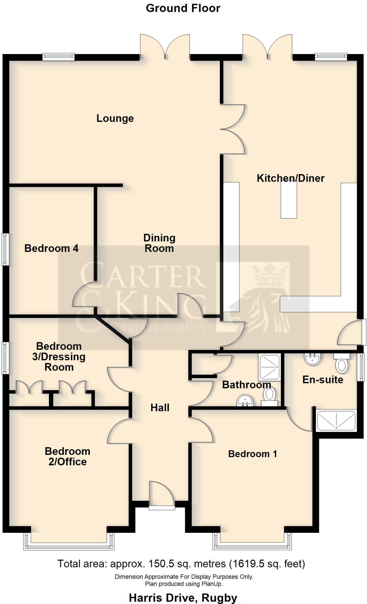 Harris Drive, Rugby floorplan