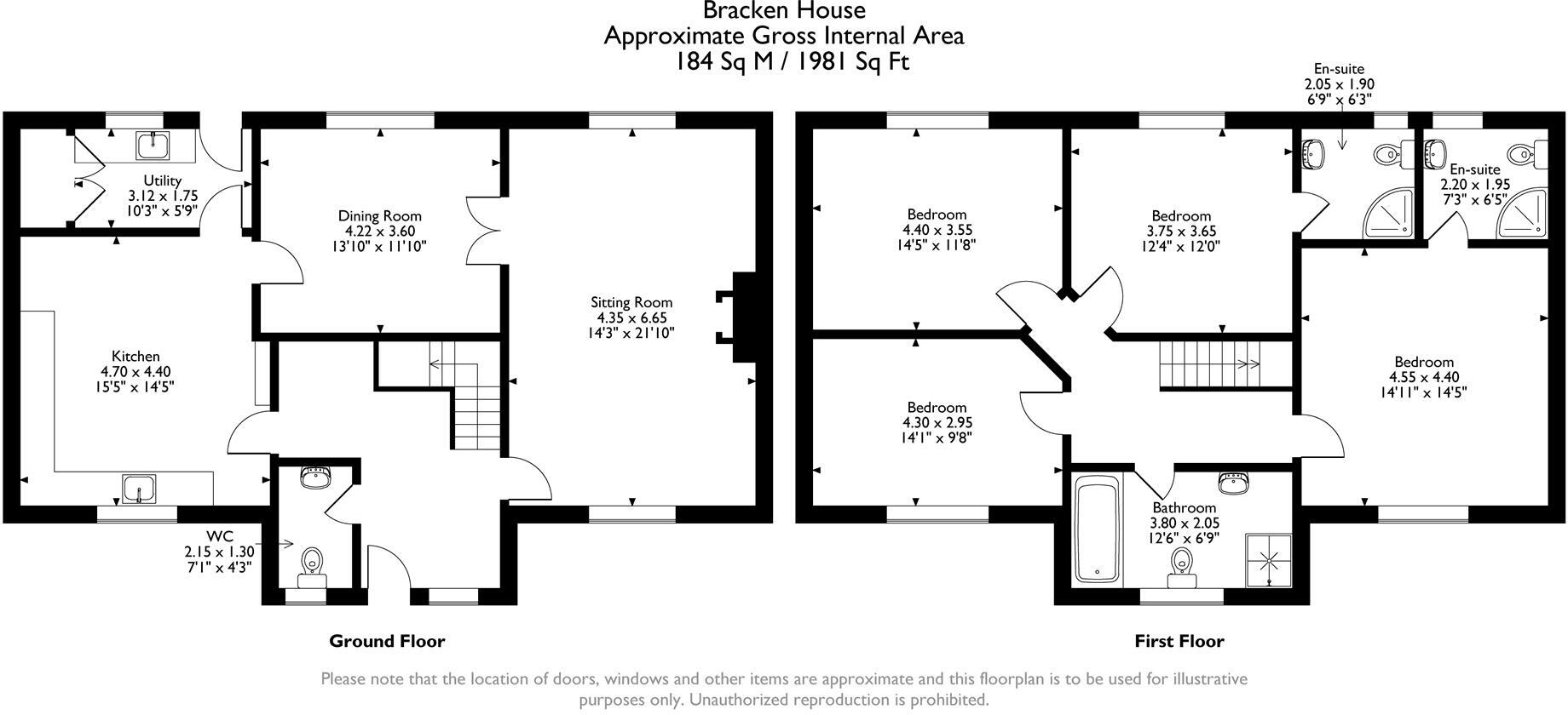 Bracken Lane, Holloway, Matlock floorplan