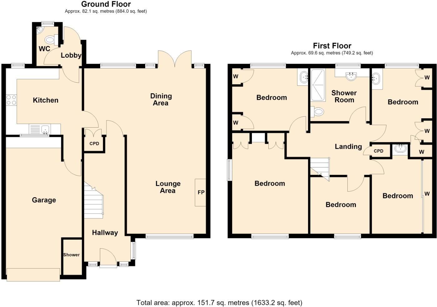 Oakridge Road, Royal Leamington Spa floorplan