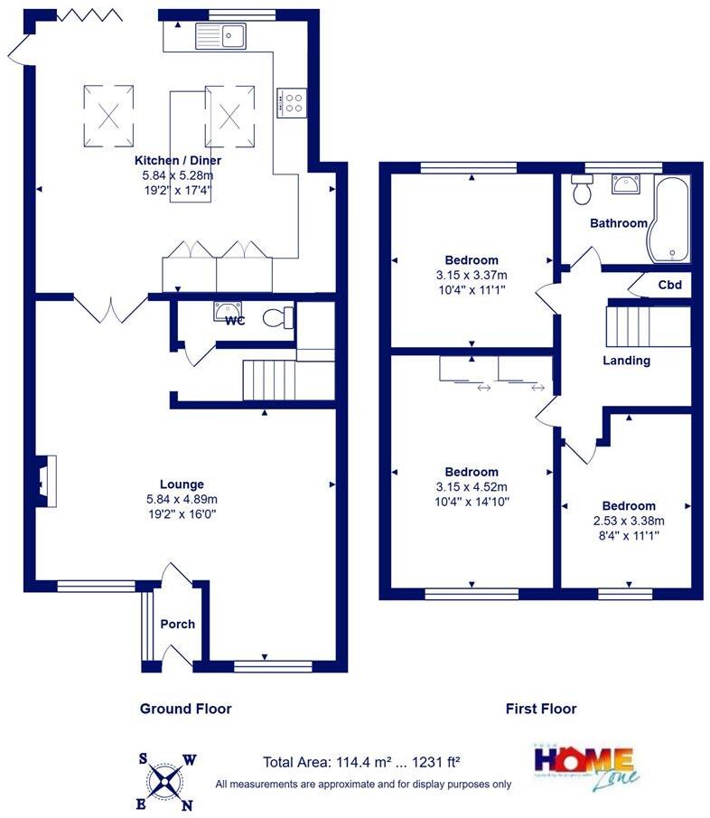 Lysander Close, Mudeford floorplan