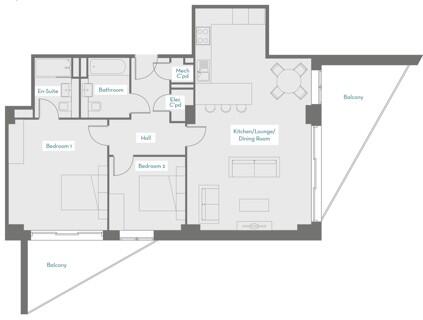 Paul Street, Taunton, Somerset, TA1 floorplan