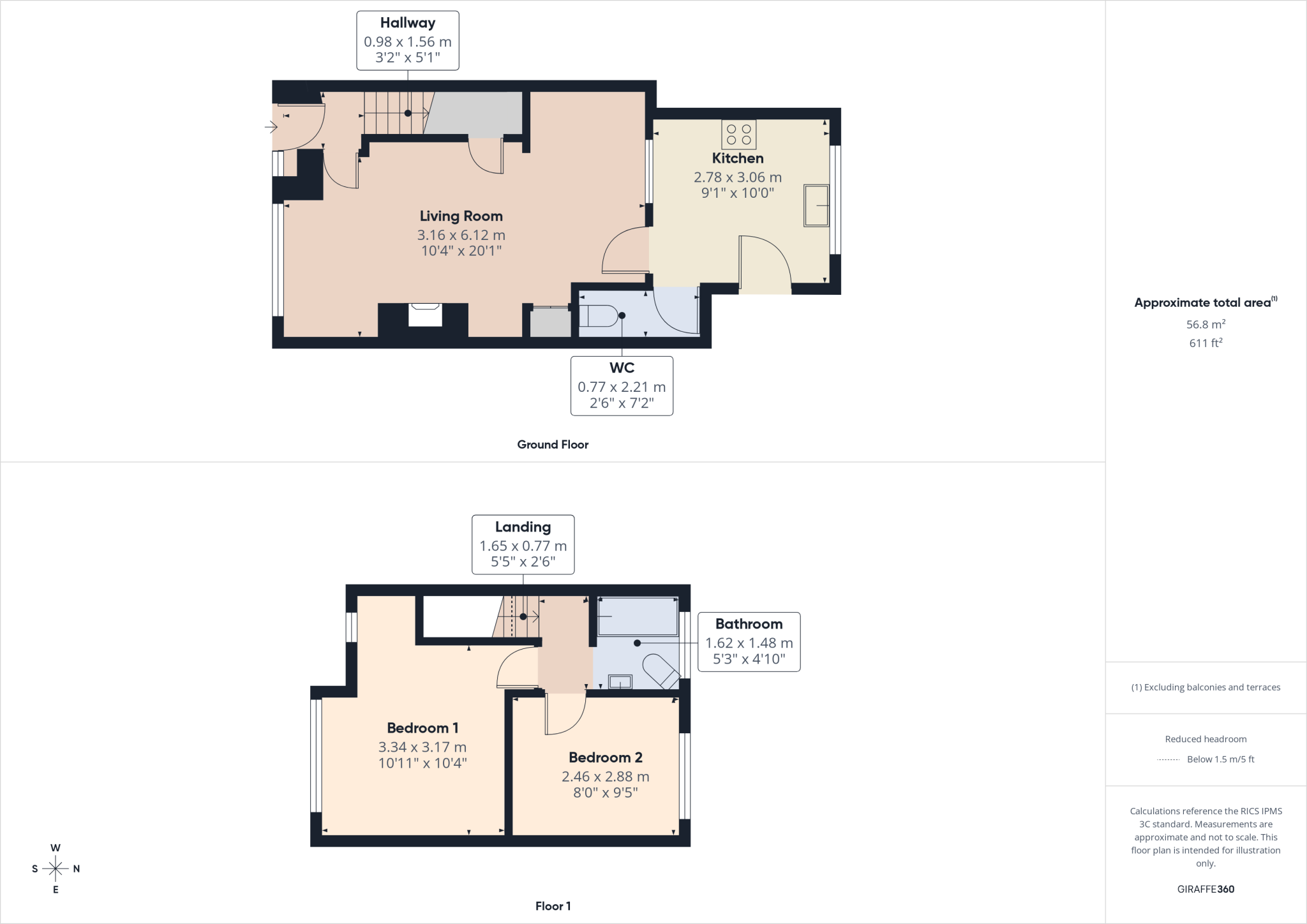 Worcester Road, Hull, HU5 5UY floorplan