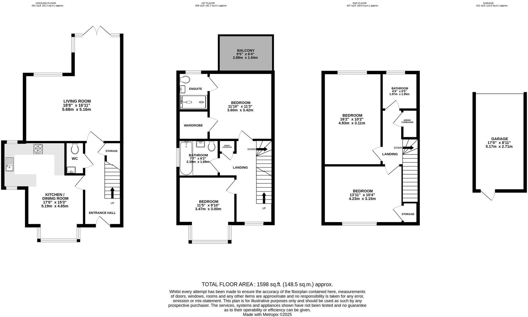 Roundburrow Close, Warlingham, CR6 floorplan