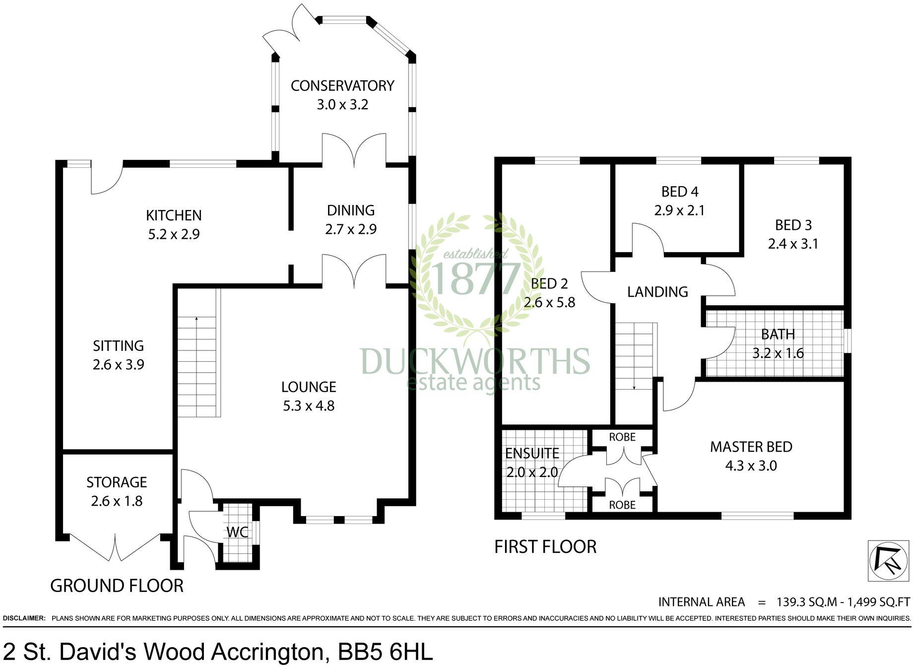 St. David's Wood, Accrington, BB5 floorplan