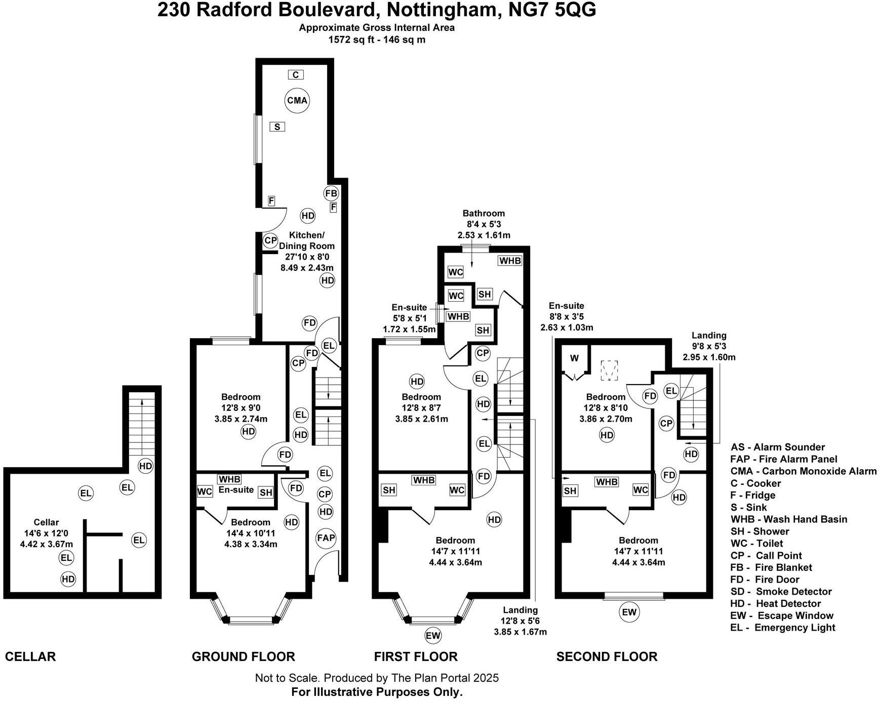Radford Boulevard, Nottingham floorplan