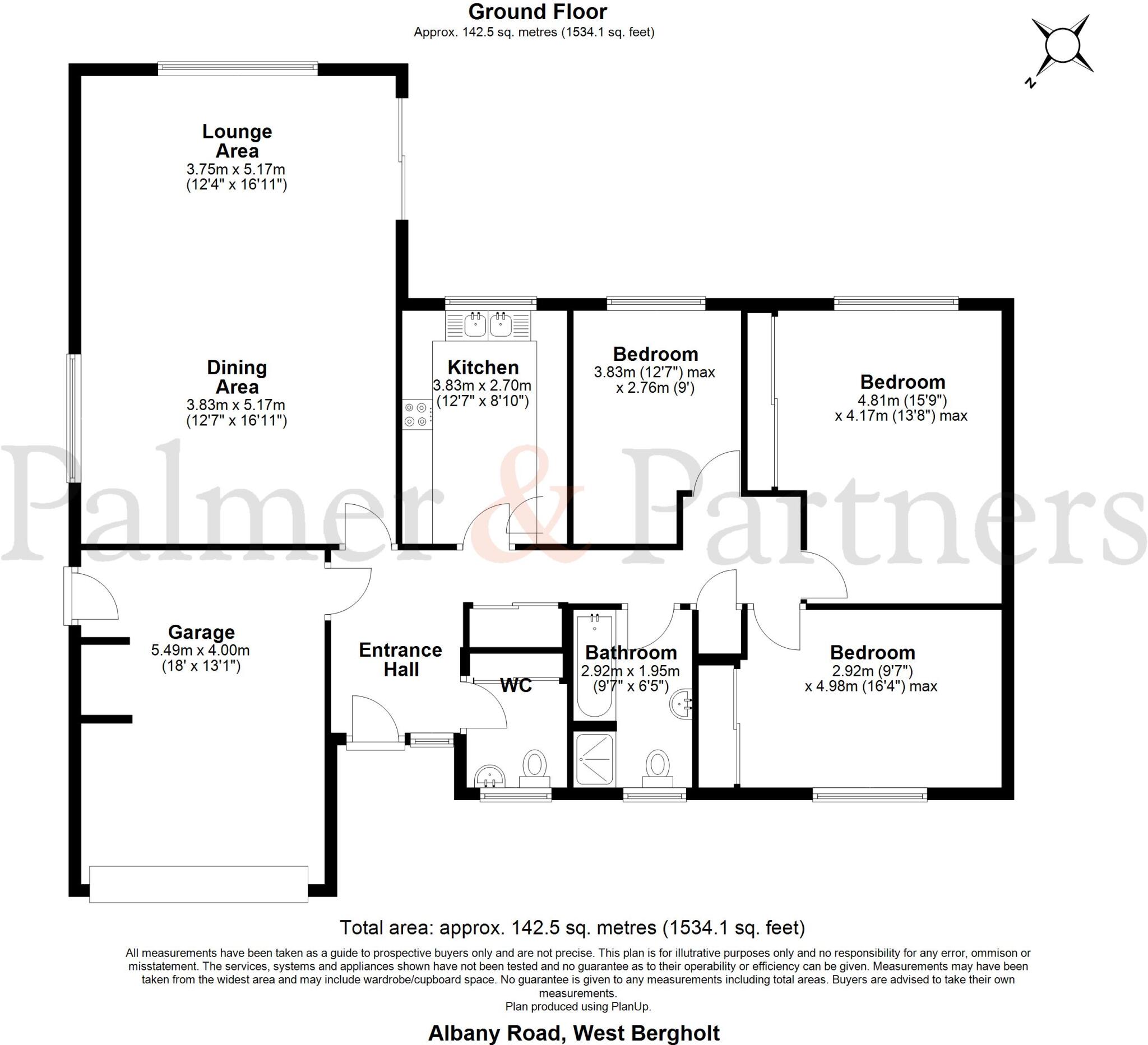 Albany Road, West Bergholt, Colchester, Essex, CO6 floorplan